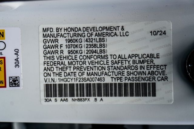 2025 Honda Accord Sedan LX CVT - 22931845 - 41