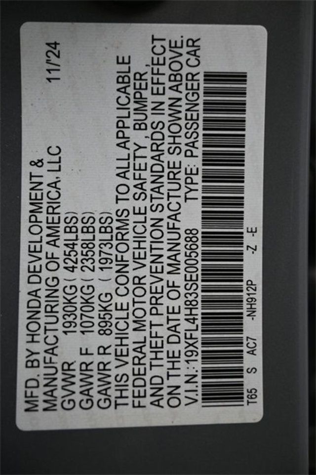 2025 Honda Civic Hatchback Hybrid Sport CVT - 22952936 - 7