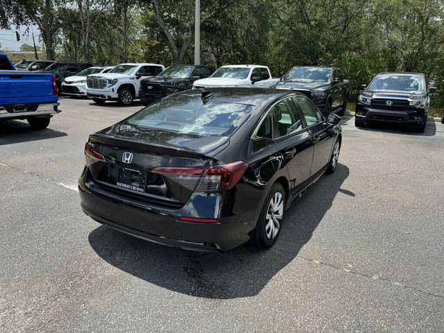 2025 Honda Civic Sedan LX CVT - 23069645 - 9