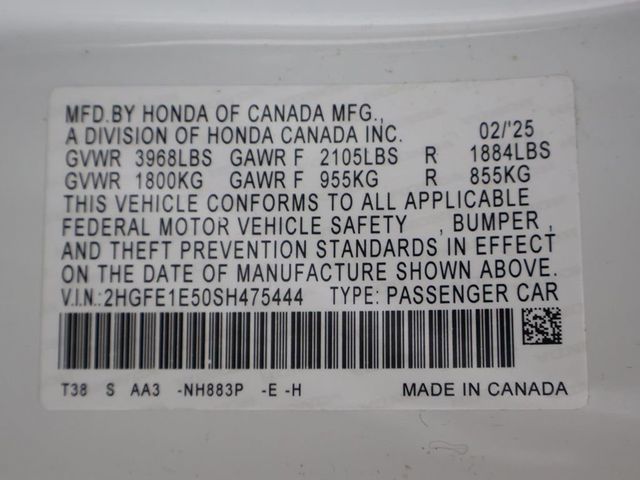 2025 Honda Civic Si  - 23021642 - 53
