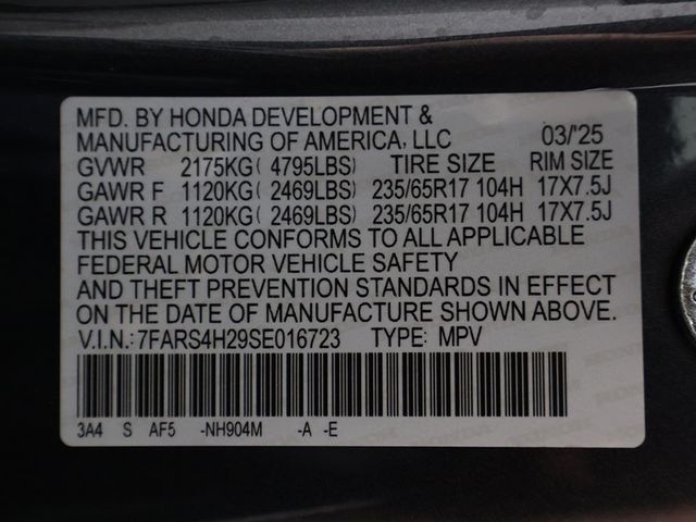 2025 Honda CR-V LX AWD - 22982017 - 43