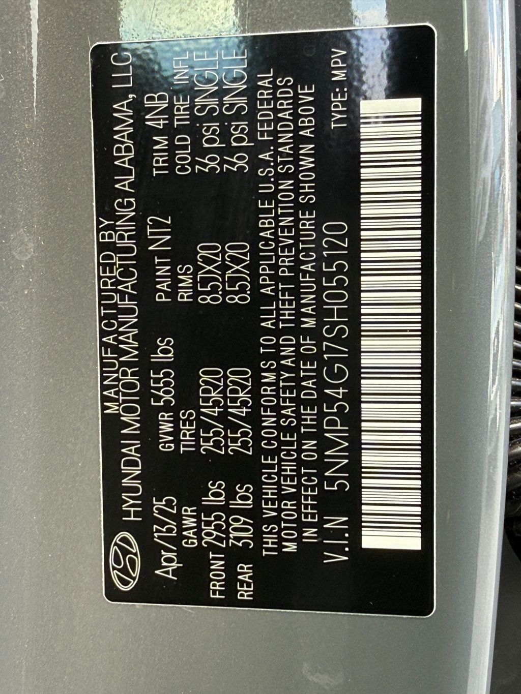 2025 Hyundai Santa Fe Hybrid Calligraphy - 23073212 - 53