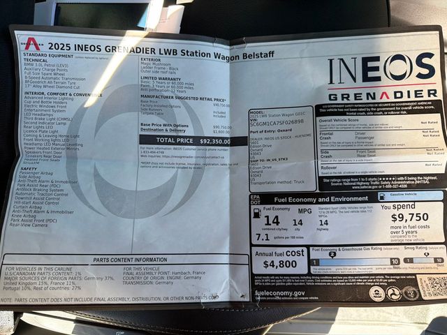 2025 INEOS Grenadier Station Wagon 1924 Limited Edition 4x4 - 23000983 - 43