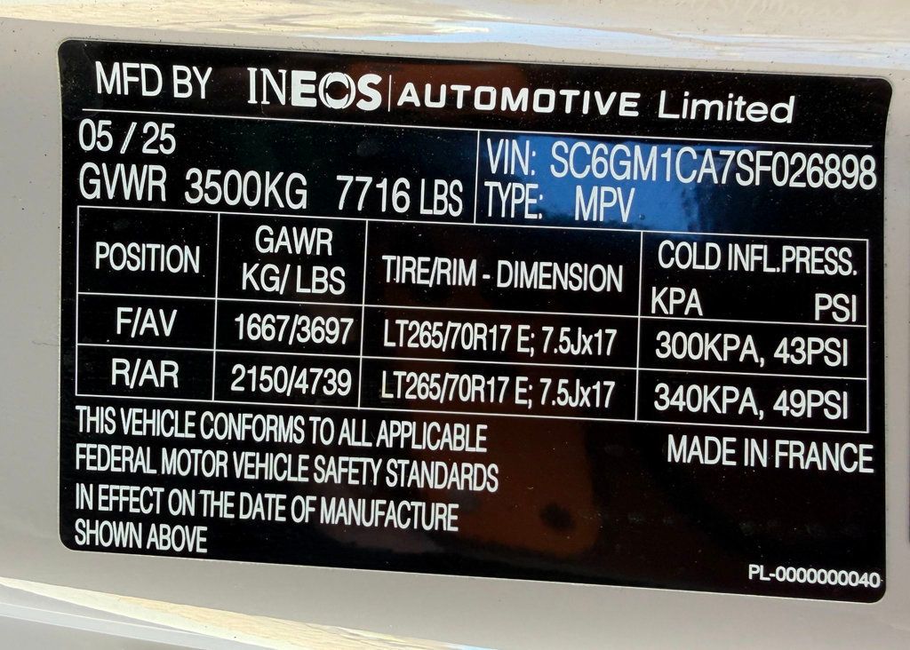 2025 INEOS Grenadier Station Wagon 1924 Limited Edition 4x4 - 23000983 - 44