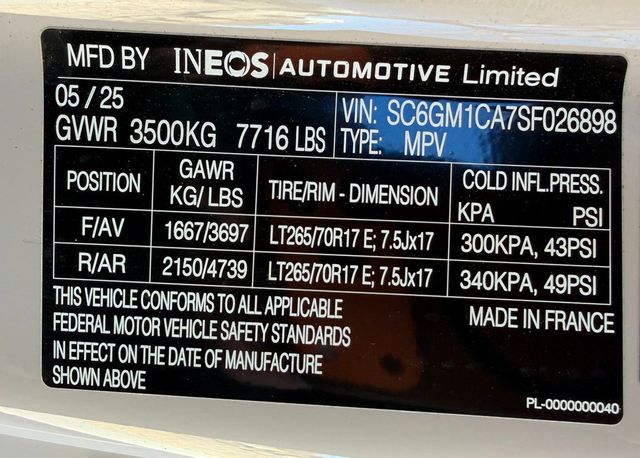 2025 INEOS Grenadier Station Wagon 1924 Limited Edition 4x4 - 23000983 - 44