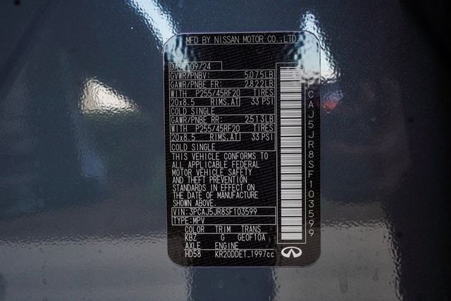 2025 INFINITI QX55 LUXE AWD - 22921898 - 35