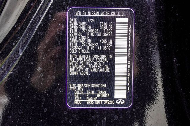 2025 INFINITI QX80 SENSORY AWD - 22997618 - 42