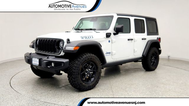 2025 Jeep Wrangler 4xe Willys 4x4 w/ Convenience Group & Black 3 Piece Hard Top - 23010959 - 0