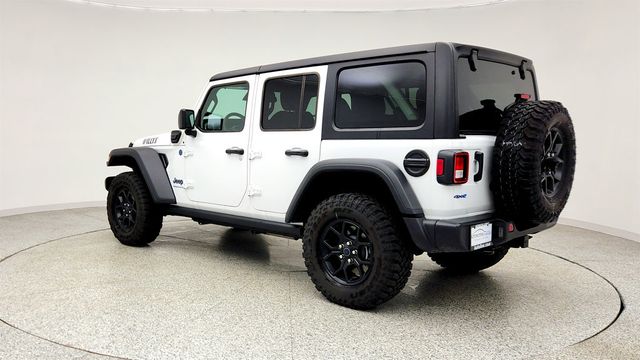2025 Jeep Wrangler 4xe Willys 4x4 w/ Convenience Group & Black 3 Piece Hard Top - 23010959 - 6