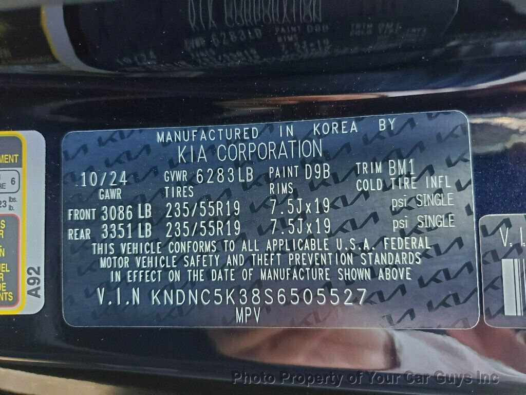 2025 Kia Carnival EX 1 Owner Factory Warranty - 22930725 - 32