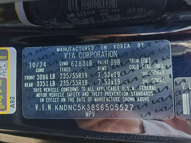 2025 Kia Carnival EX 1 Owner Factory Warranty - 22930725 - 32