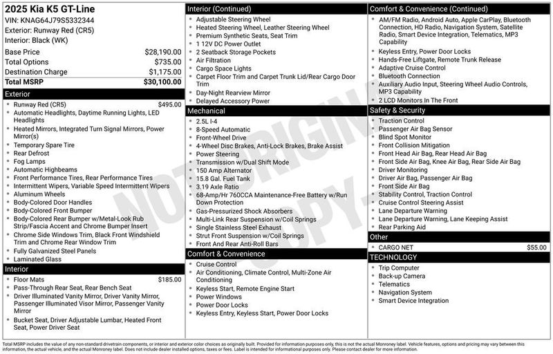 2025 Kia K5 GT-Line - 22922908 - 5