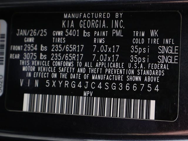 2025 Kia Sorento LX FWD - 22949597 - 48
