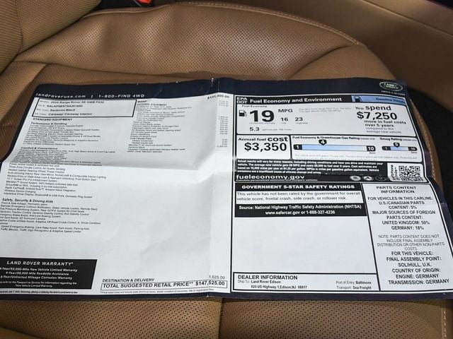 2025 Land Rover Range Rover SE - 23041285 - 66