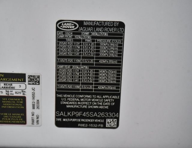 2025 Land Rover Range Rover Plug-In Hybrid SE - 22956607 - 22