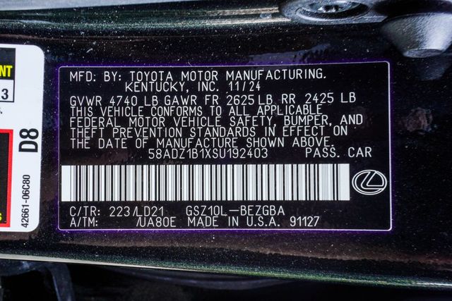 2025 Lexus ES ES 350 FWD - 23061462 - 38