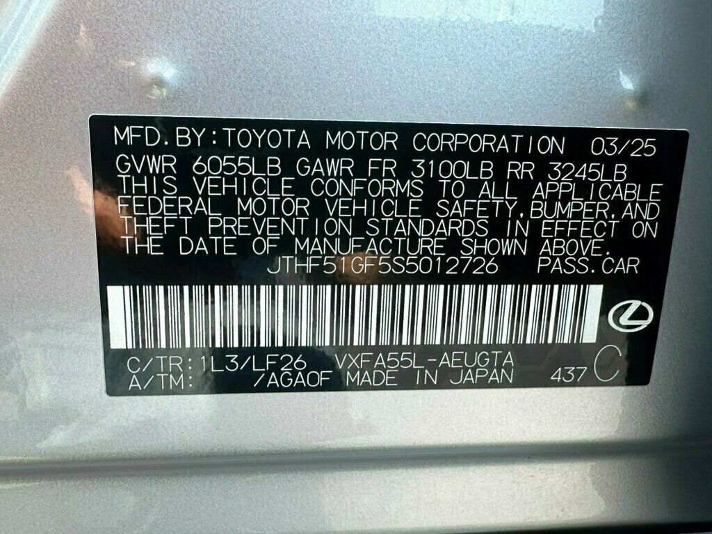 2025 Lexus LS LS 500 F SPORT AWD - 23053648 - 44