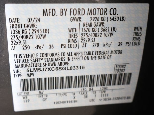 2025 Lincoln Aviator Reserve AWD - 23017687 - 66