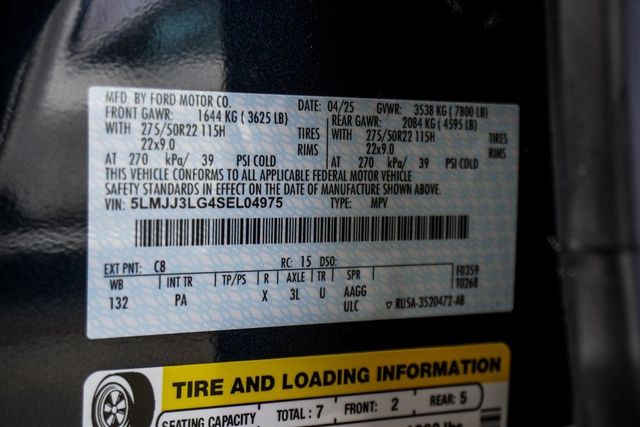 2025 Lincoln Navigator L Reserve 4x4 - 22963522 - 46