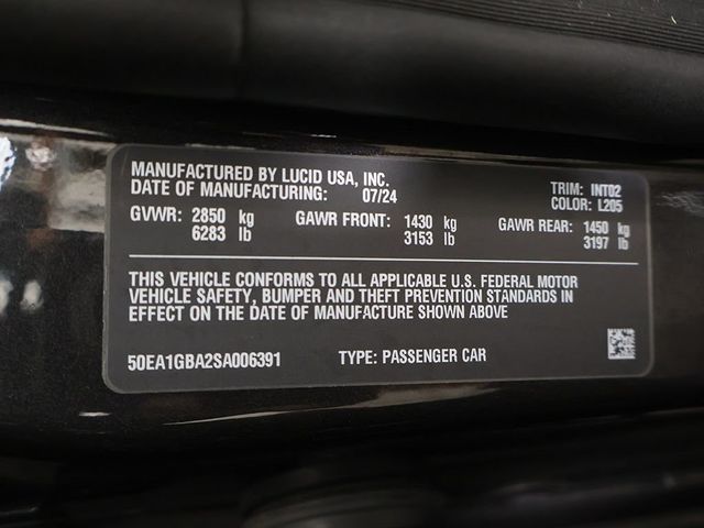 2025 Lucid Air Grand Touring AWD - 23028126 - 60