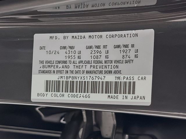 2025 Mazda Mazda3 Hatchback 2.5 Turbo Premium Plus Automatic AWD - 23006253 - 35