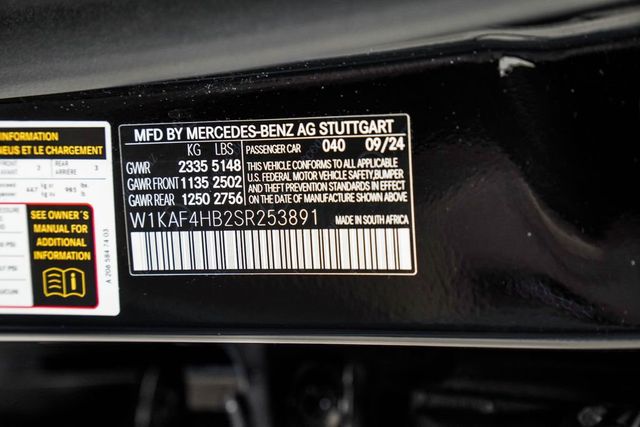 2025 Mercedes-Benz C-Class C 300 4MATIC Sedan - 23060373 - 44