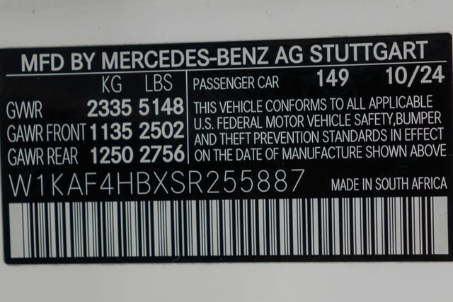 2025 Mercedes-Benz C-Class C 300 4MATIC Sedan - 23056458 - 39