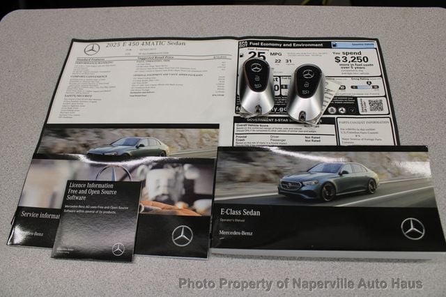 2025 Mercedes-Benz E-Class E 450 4MATIC Sedan - 22971445 - 61