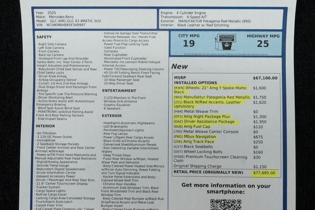 2025 Mercedes-Benz GLC AMG GLC 43 4MATIC SUV - 22982690 - 13