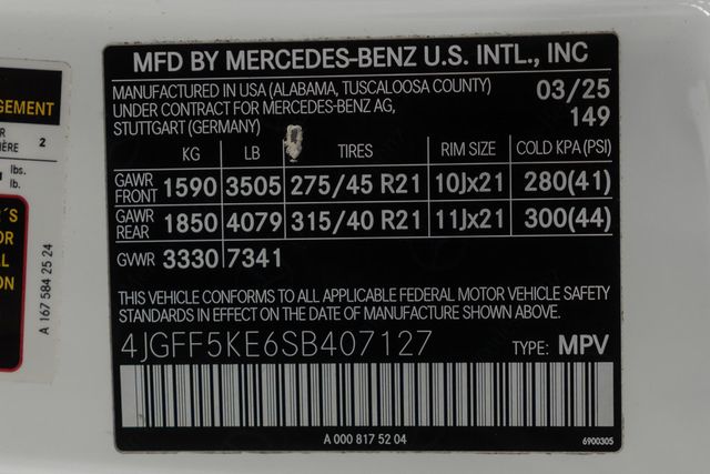 2025 Mercedes-Benz GLS GLS 450 4MATIC SUV - 23058525 - 39