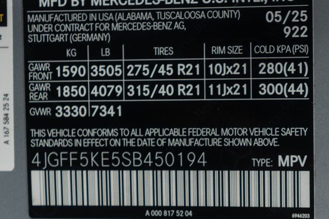 2025 Mercedes-Benz GLS GLS 450 4MATIC SUV - 23078850 - 61