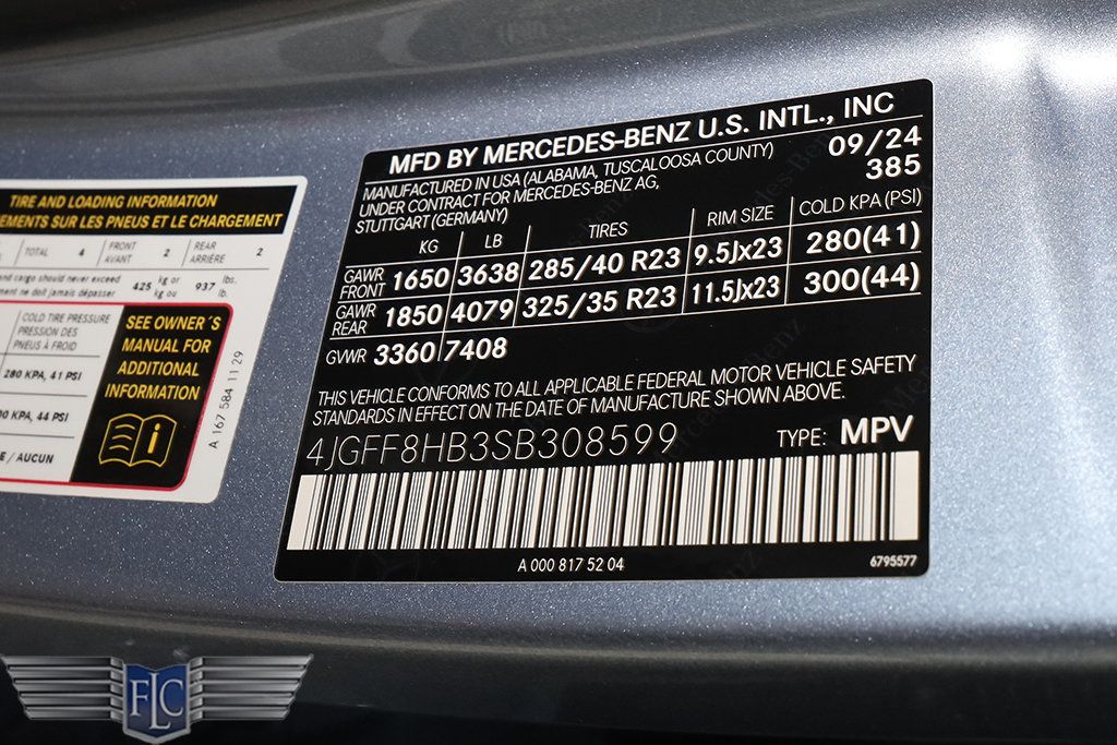 2025 Mercedes-Benz GLS Maybach GLS 600 4MATIC SUV - 22995442 - 50