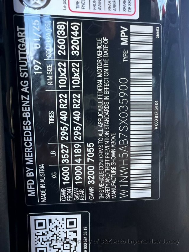 2025 Mercedes-Benz G-Class AMG G 63,AMG NIGHT PACKAGE,MANUFAKTUR INTERIOR PACKAGE PLUS, - 22962452 - 64