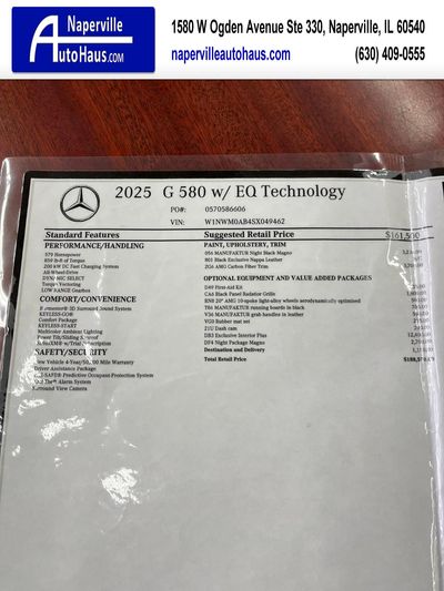 2025 Mercedes-Benz G-Class