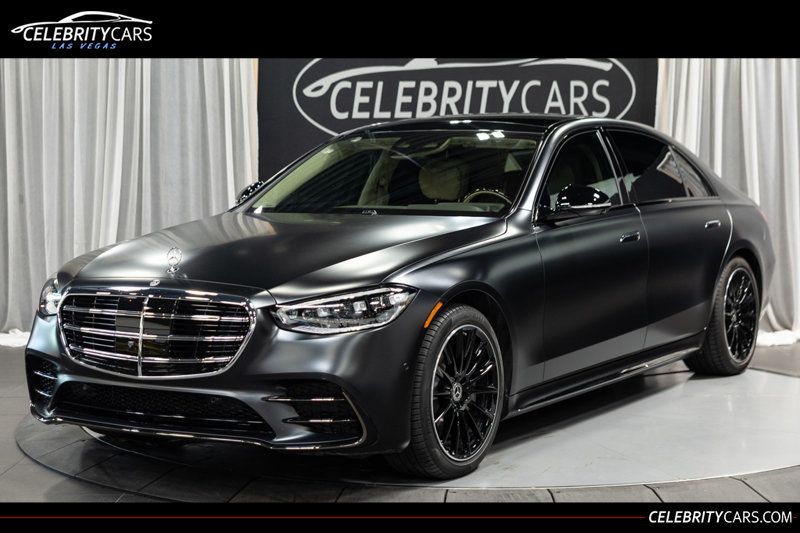 2025 Mercedes-Benz S-Class 20"Amg wheels, Night black Magno factory Matte paint, AMG line,  - 22882317 - 0