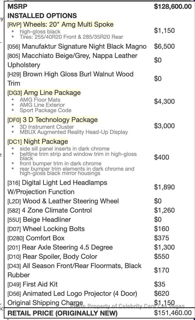 2025 Mercedes-Benz S-Class 20"Amg wheels, Night black Magno factory Matte paint, AMG line,  - 22882317 - 11