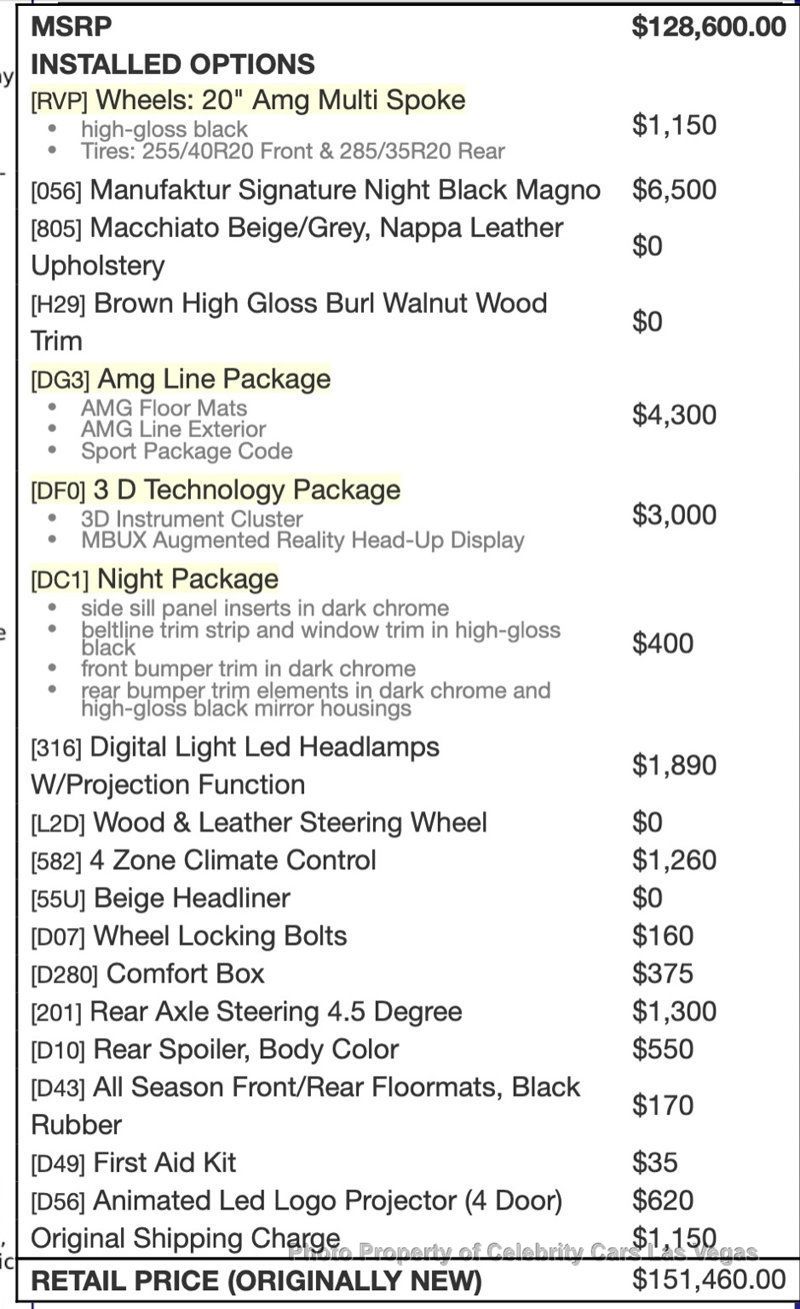 2025 Mercedes-Benz S-Class 20"Amg wheels, Night black Magno factory Matte paint, AMG line,  - 22882317 - 11