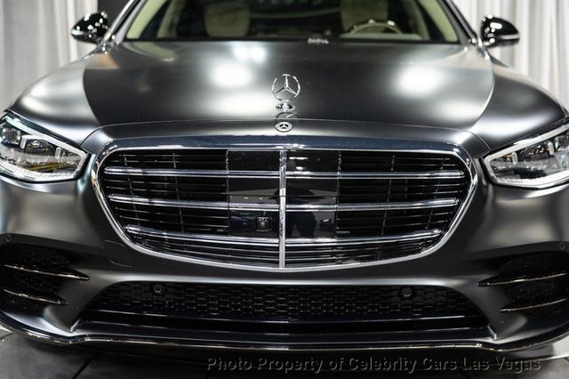2025 Mercedes-Benz S-Class 20"Amg wheels, Night black Magno factory Matte paint, AMG line,  - 22882317 - 16
