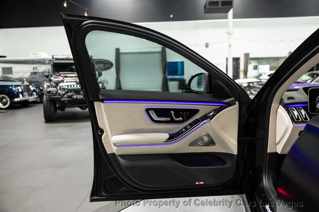 2025 Mercedes-Benz S-Class 20"Amg wheels, Night black Magno factory Matte paint, AMG line,  - 22882317 - 25