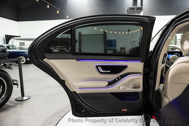 2025 Mercedes-Benz S-Class 20"Amg wheels, Night black Magno factory Matte paint, AMG line,  - 22882317 - 35