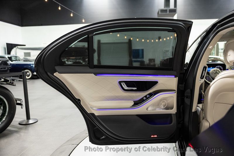 2025 Mercedes-Benz S-Class 20"Amg wheels, Night black Magno factory Matte paint, AMG line,  - 22882317 - 35