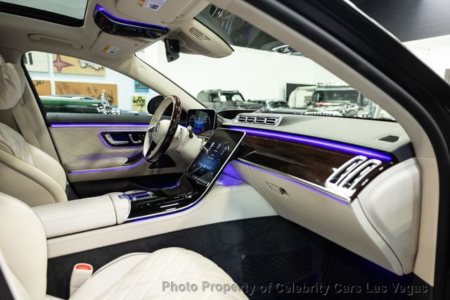 2025 Mercedes-Benz S-Class 20"Amg wheels, Night black Magno factory Matte paint, AMG line,  - 22882317 - 46