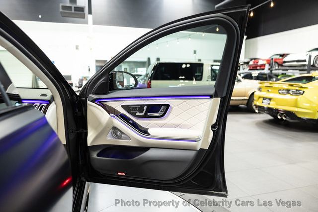 2025 Mercedes-Benz S-Class 20"Amg wheels, Night black Magno factory Matte paint, AMG line,  - 22882317 - 49