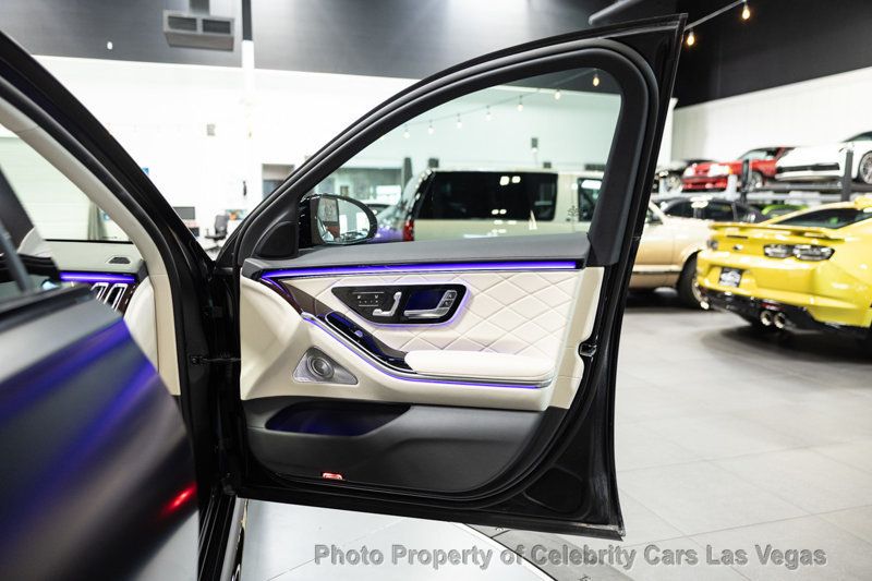 2025 Mercedes-Benz S-Class 20"Amg wheels, Night black Magno factory Matte paint, AMG line,  - 22882317 - 49