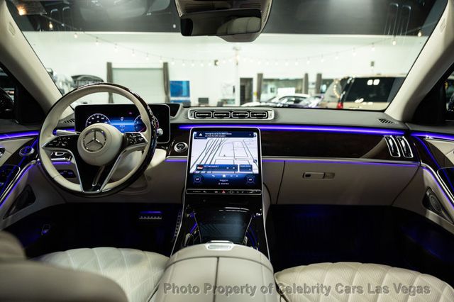 2025 Mercedes-Benz S-Class 20"Amg wheels, Night black Magno factory Matte paint, AMG line,  - 22882317 - 51