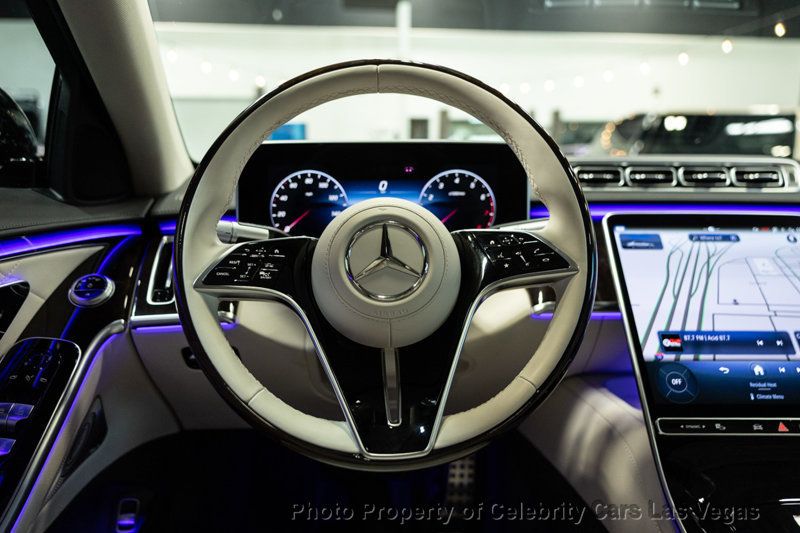 2025 Mercedes-Benz S-Class 20"Amg wheels, Night black Magno factory Matte paint, AMG line,  - 22882317 - 54