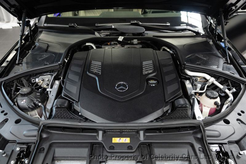 2025 Mercedes-Benz S-Class 20"Amg wheels, Night black Magno factory Matte paint, AMG line,  - 22882317 - 57