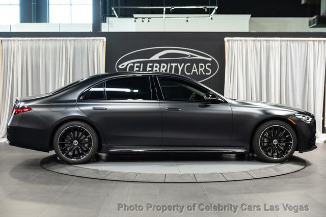 2025 Mercedes-Benz S-Class 20"Amg wheels, Night black Magno factory Matte paint, AMG line,  - 22882317 - 5