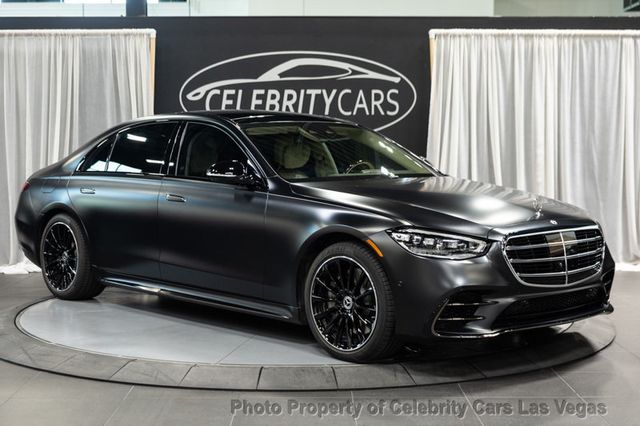 2025 Mercedes-Benz S-Class 20"Amg wheels, Night black Magno factory Matte paint, AMG line,  - 22882317 - 6
