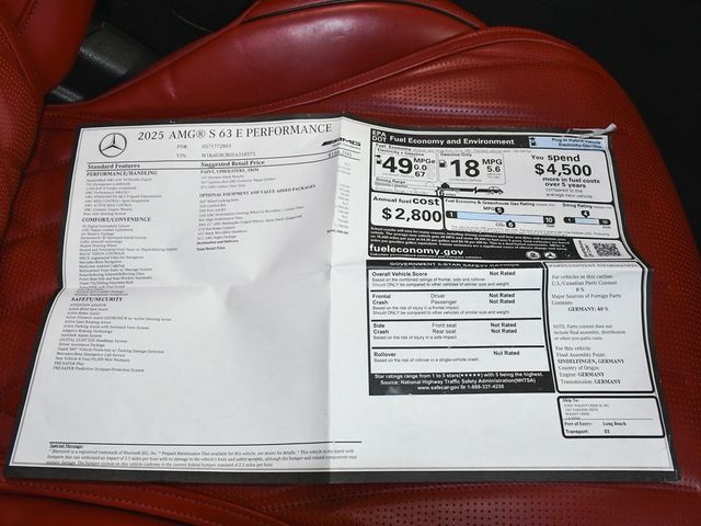 2025 Mercedes-Benz S-Class S 63 E AMG - 22978974 - 72